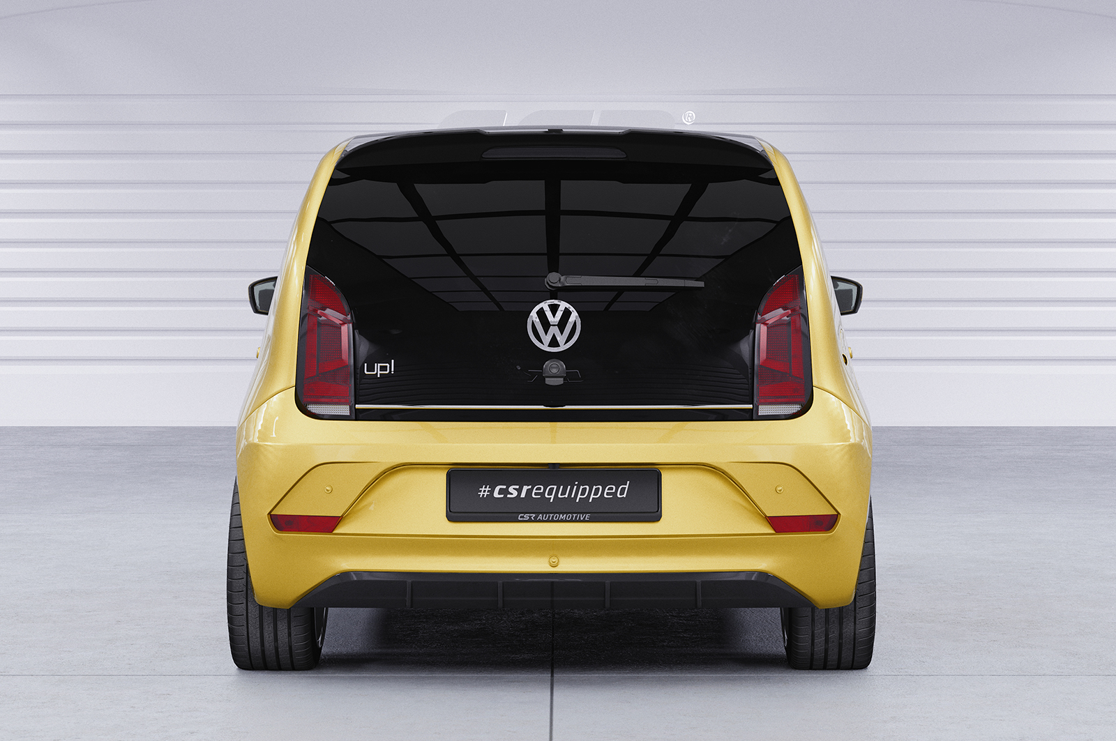 Becquet / Extension CAP pour VW up! toutes carrosseries finition de base (depuis 2011) - Fabriqué en ABS (6 finitions au choix)