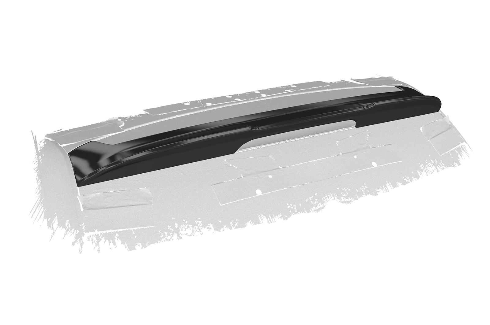 Becquet / Extension CAP pour VW up! toutes carrosseries finition de base (depuis 2011) - Fabriqué en ABS (6 finitions au choix)
