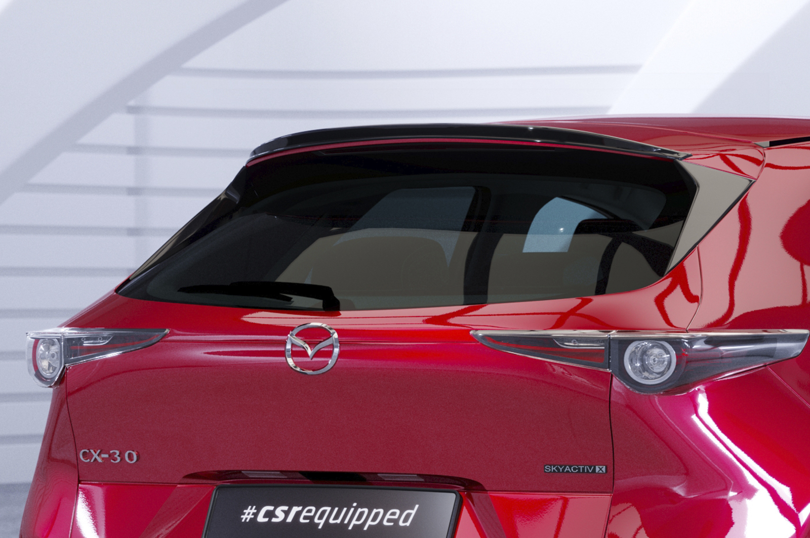 Becquet / Extension CAP pour Mazda CX-30 toutes carrosseries (depuis 2019) - Fabriqué en ABS (6 finitions au choix)