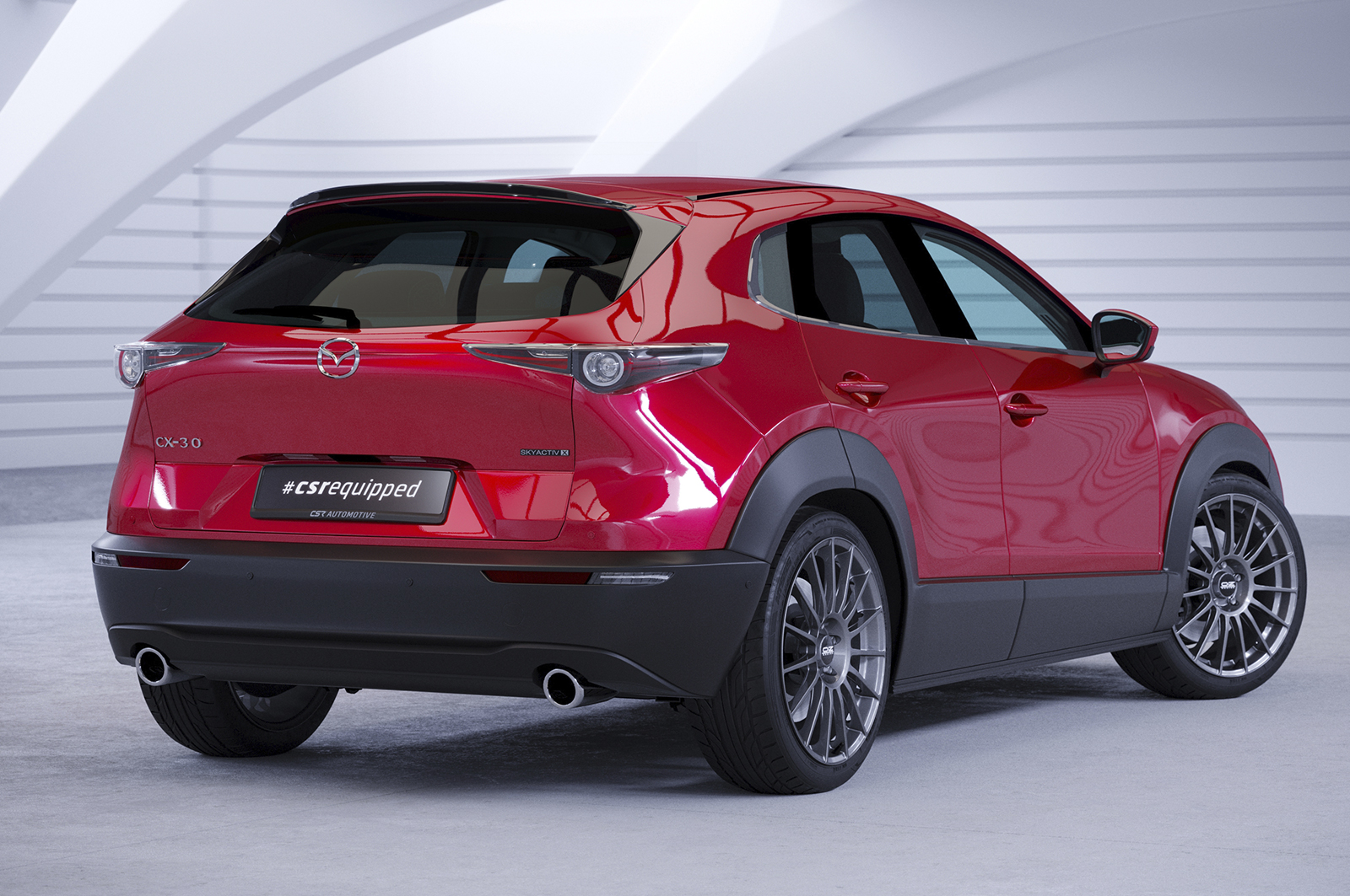 Becquet / Extension CAP pour Mazda CX-30 toutes carrosseries (depuis 2019) - Fabriqué en ABS (6 finitions au choix)