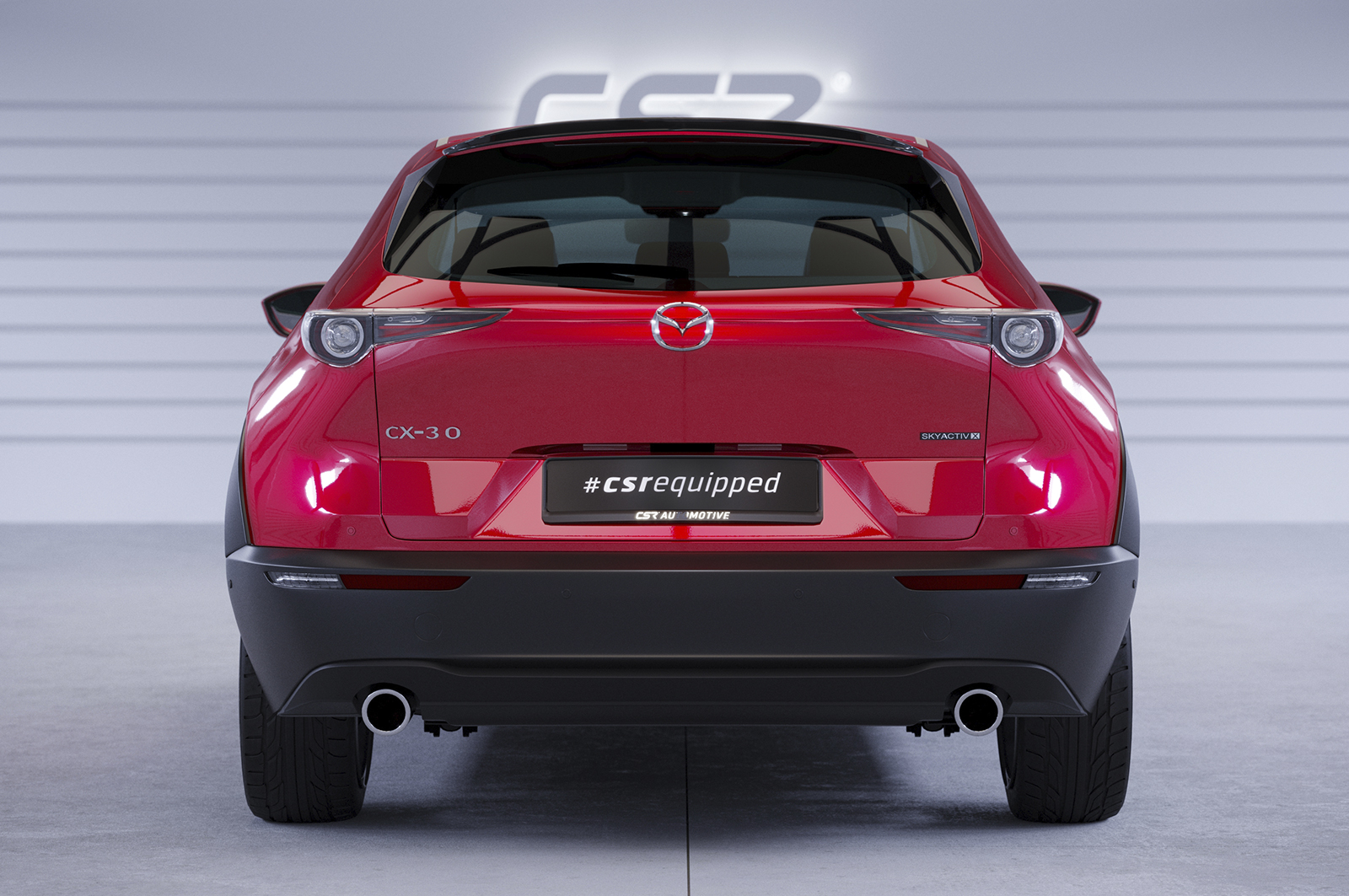 Becquet / Extension CAP pour Mazda CX-30 toutes carrosseries (depuis 2019) - Fabriqué en ABS (6 finitions au choix)