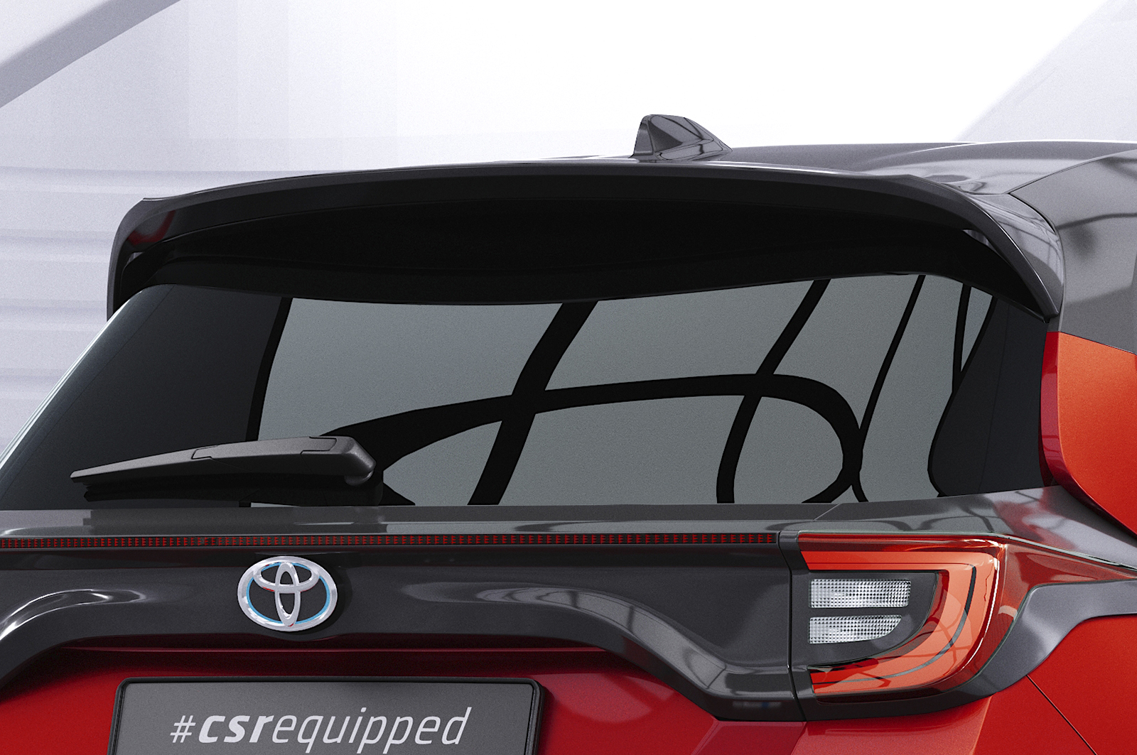 Becquet / Extension CAP pour Toyota Yaris 4 (XP21) toutes carrosseries (depuis 2021) - Fabriqué en ABS (6 finitions au choix)