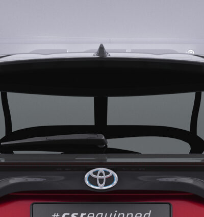 Becquet / Extension CAP pour Toyota Yaris 4 (XP21) toutes carrosseries (depuis 2021) - Fabriqué en ABS (6 finitions au choix)