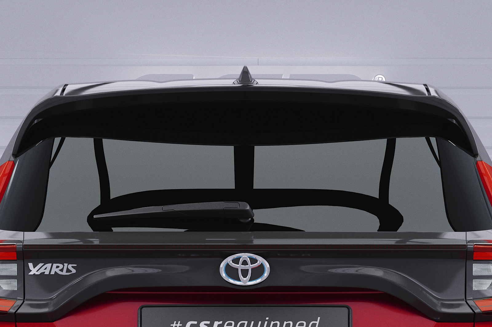 Becquet / Extension CAP pour Toyota Yaris 4 (XP21) toutes carrosseries (depuis 2021) - Fabriqué en ABS (6 finitions au choix)