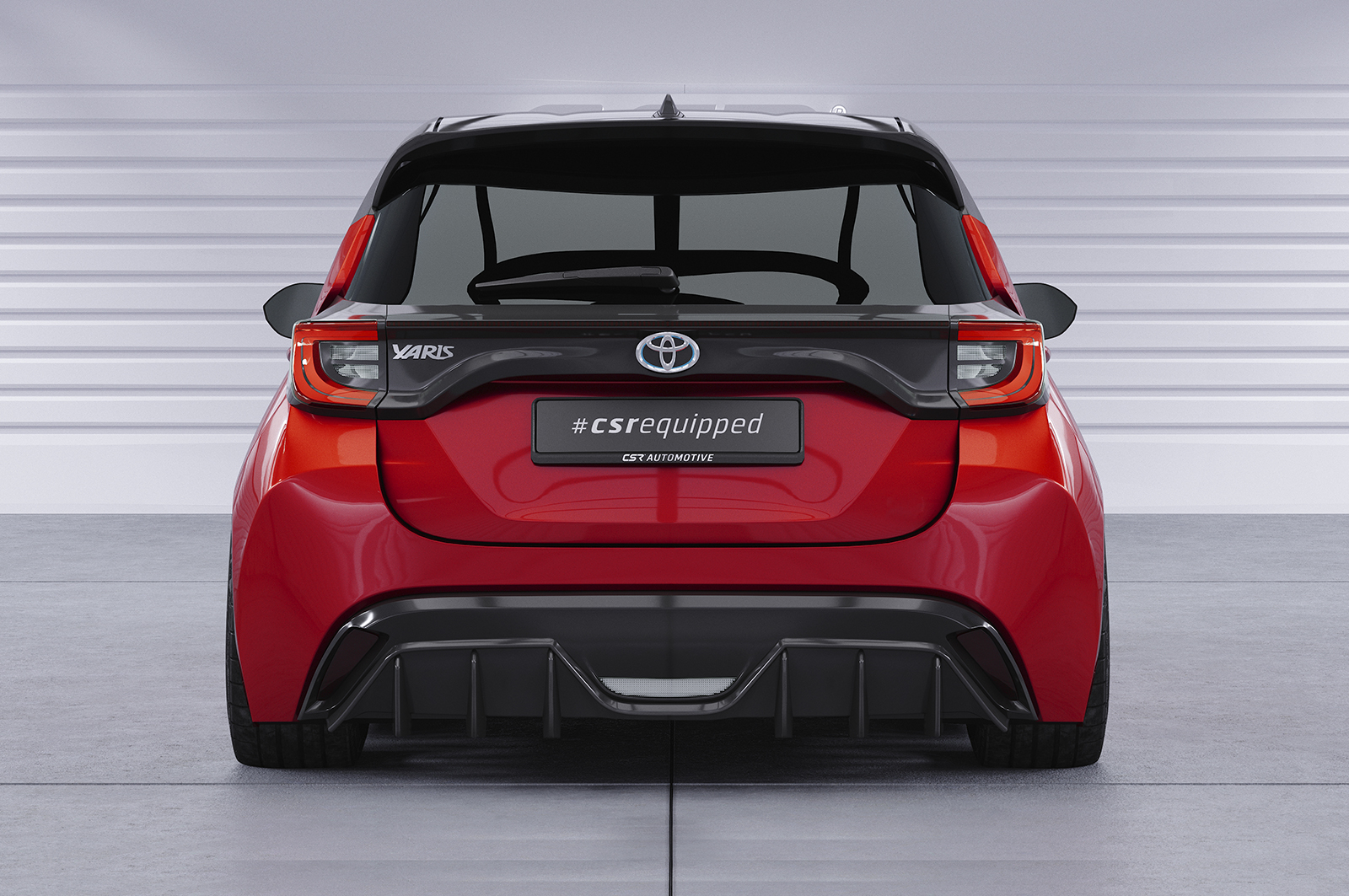 Becquet / Extension CAP pour Toyota Yaris 4 (XP21) toutes carrosseries (depuis 2021) - Fabriqué en ABS (6 finitions au choix)