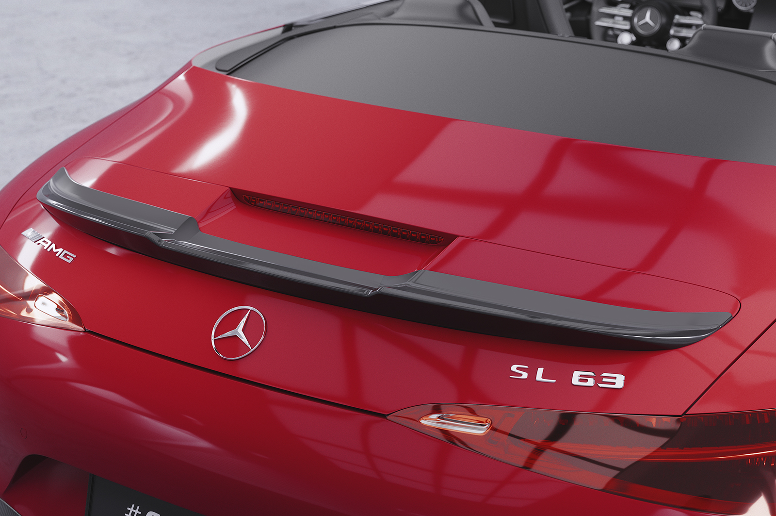 Becquet / Extension CAP pour Mercedes-Benz SL 43 / 55 / 63 AMG (depuis 11/2021) - Fabriqué en ABS (6 finitions au choix)