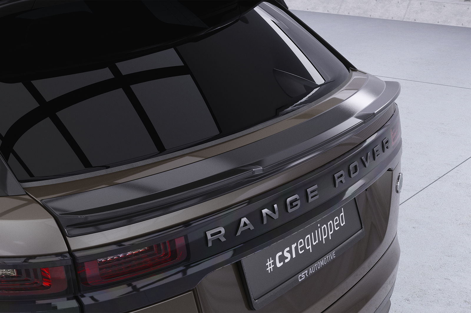 Becquet / Extension CAP pour Land Rover Range Rover Velar toutes carrosseries (depuis 2017) - Fabriqué en ABS (6 finitions au choix)