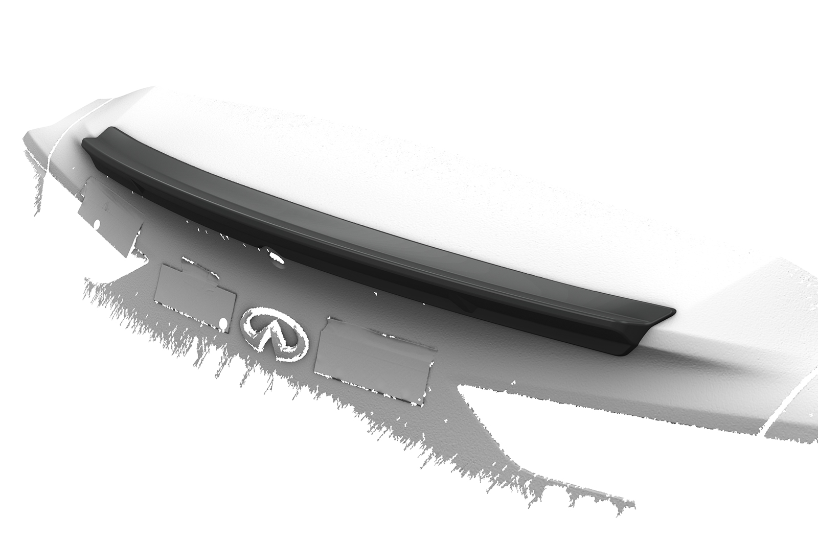 Becquet / Extension CAP pour Infiniti Q60 toutes carrosseries (2016-2022) - Fabriqué en ABS (6 finitions au choix)
