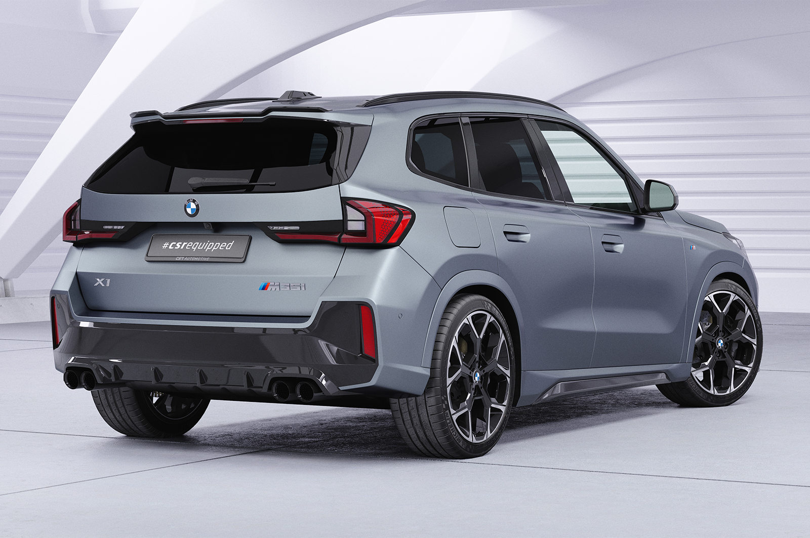 Becquet / Extension CAP pour BMW X1 U11 / iX1 U11 toutes carrosseries (depuis 2022) - Fabriqué en ABS (6 finitions au choix)