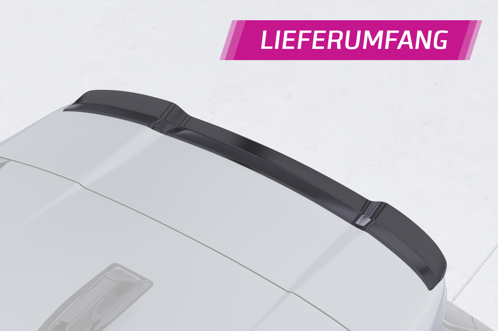 Becquet / Extension CAP pour BMW X1 U11 / iX1 U11 toutes carrosseries (depuis 2022) - Fabriqué en ABS (6 finitions au choix)