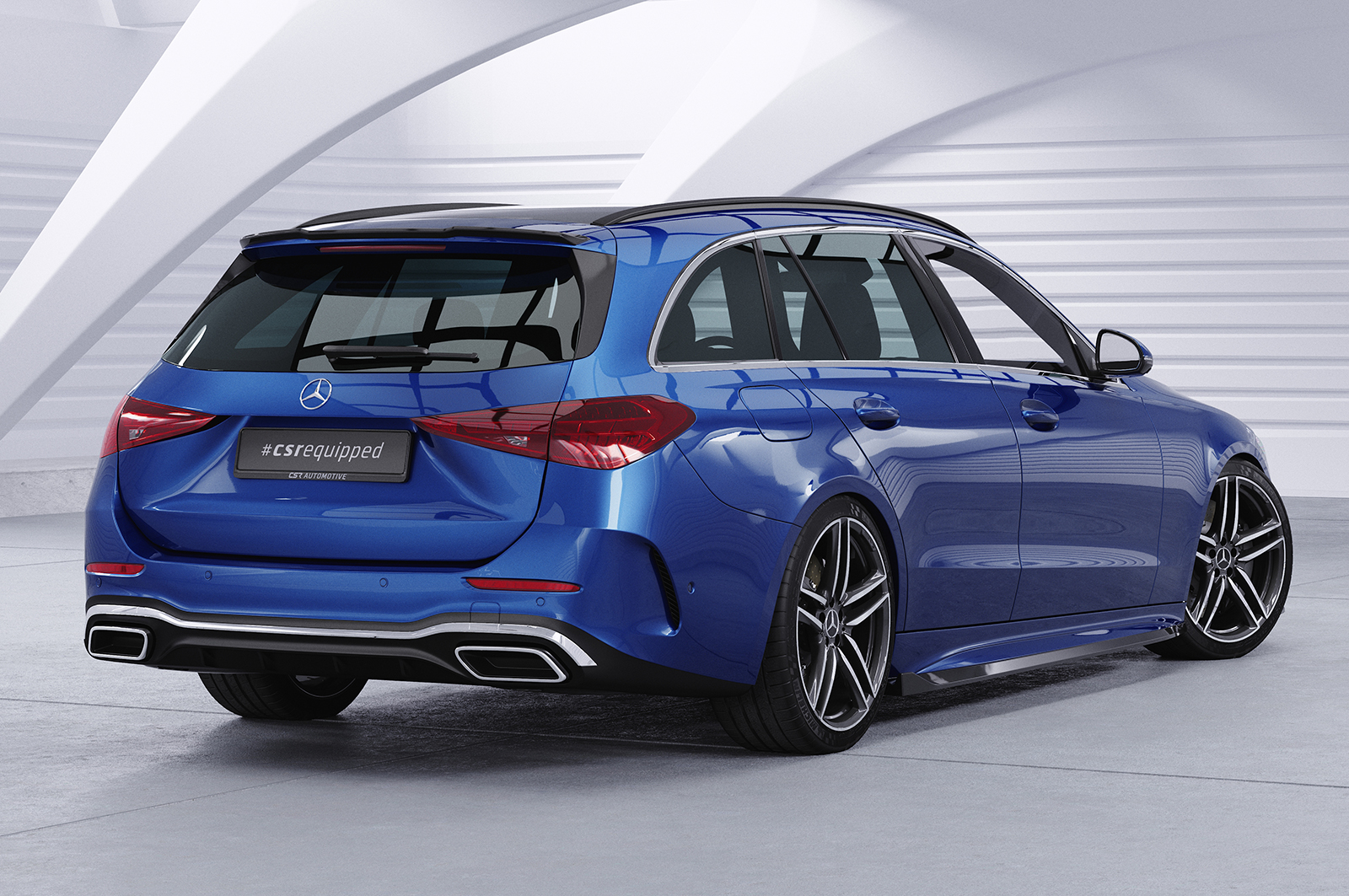 Becquet / Extension CAP pour Mercedes-Benz Classe C S206 T-Modell (depuis 2021) - Fabriqué en ABS (6 finitions au choix)