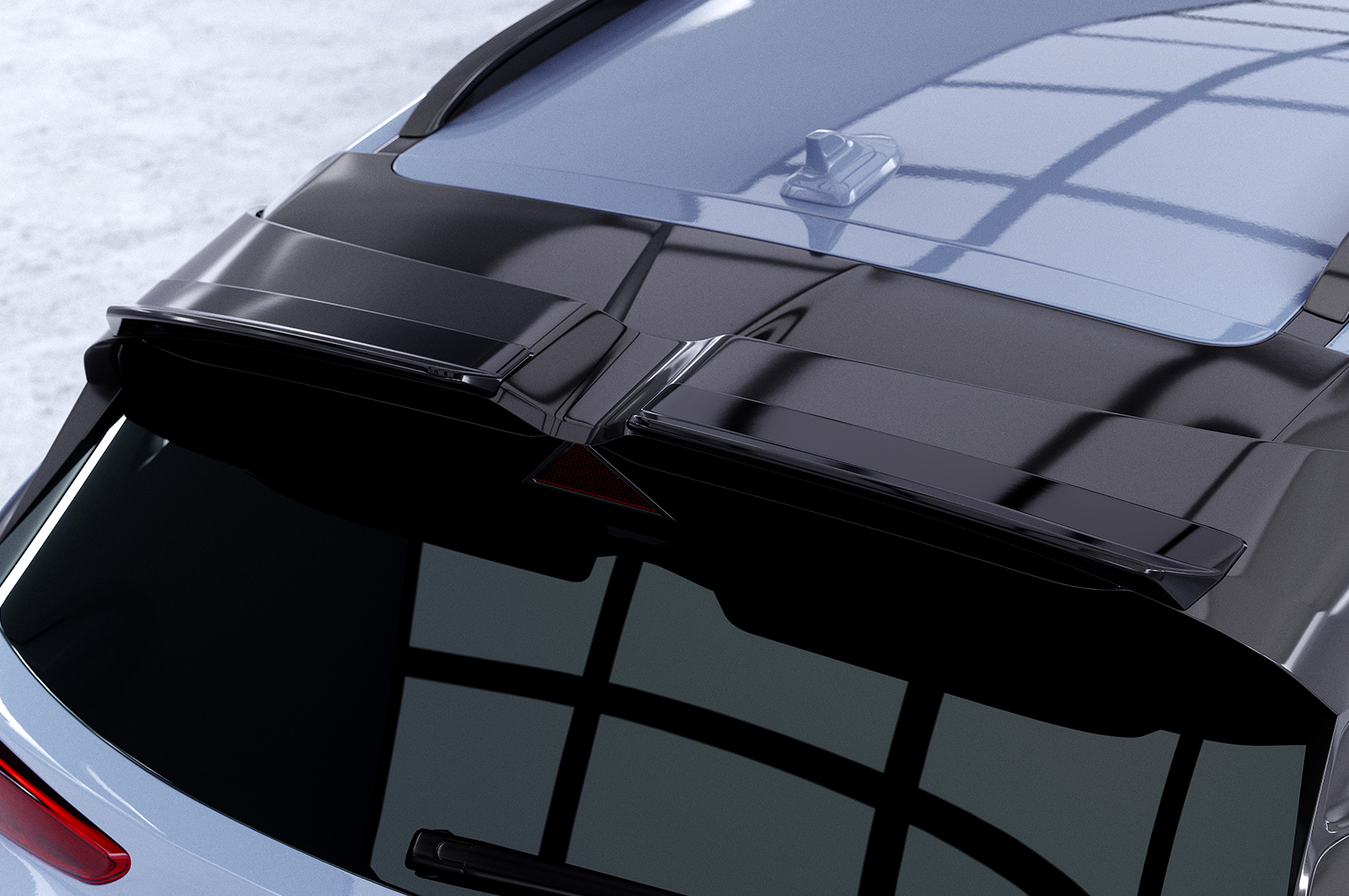 Becquet / Extension CAP pour Hyundai Kona N (depuis 2021) - Fabriqué en ABS (6 finitions au choix)
