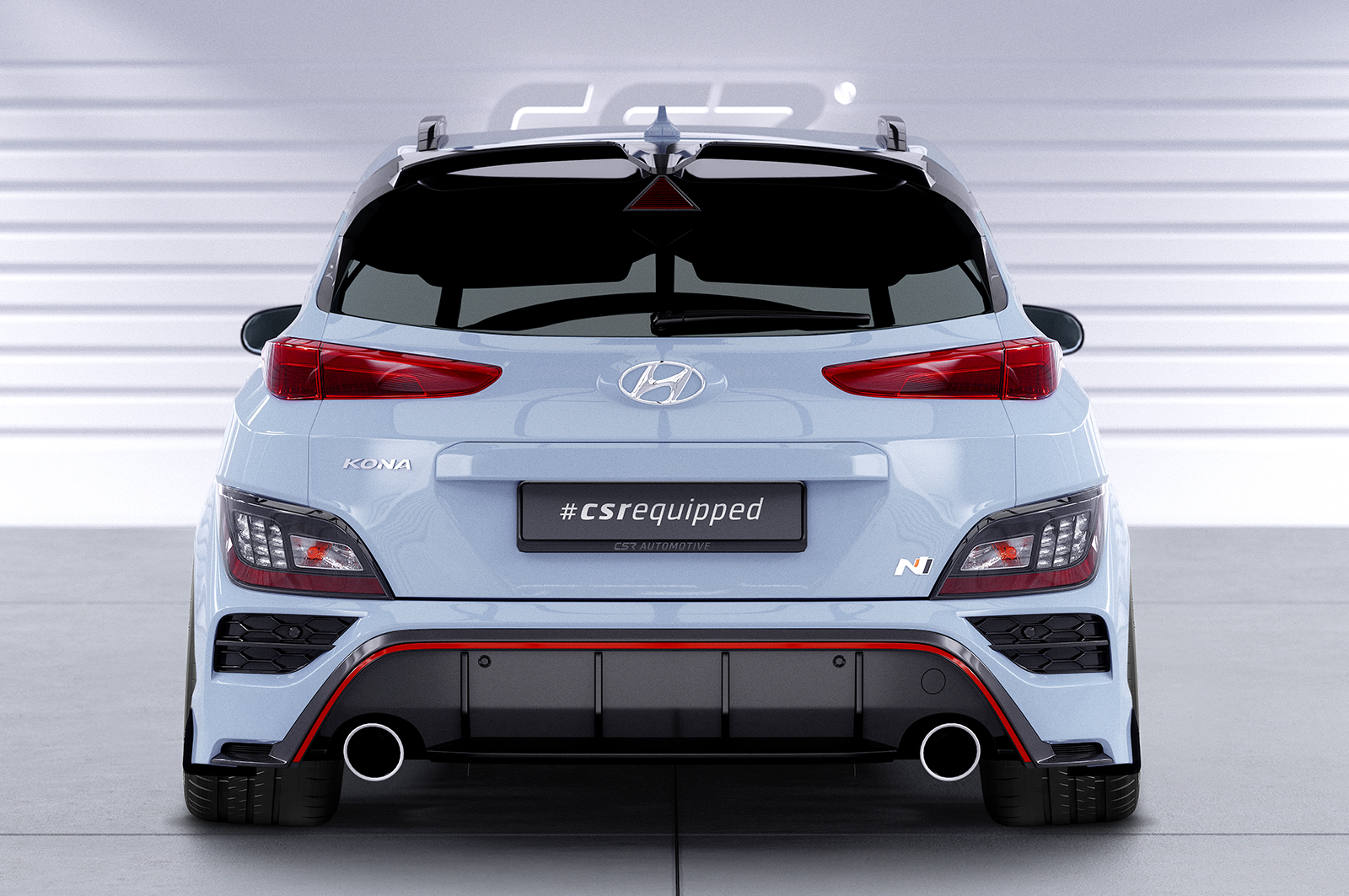 Becquet / Extension CAP pour Hyundai Kona N (depuis 2021) - Fabriqué en ABS (6 finitions au choix)