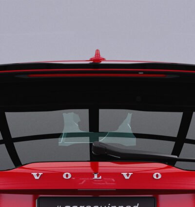 Becquet / Extension CAP pour Volvo XC90 (2. Gen) toutes carrosseries (depuis 2015) - Fabriqué en ABS (6 finitions au choix)