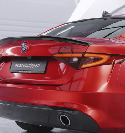 Becquet / Extension CAP pour Alfa Romeo Giulia (Typ 952) toutes carrosseries (depuis 2016) - Fabriqué en ABS (6 finitions au choix)