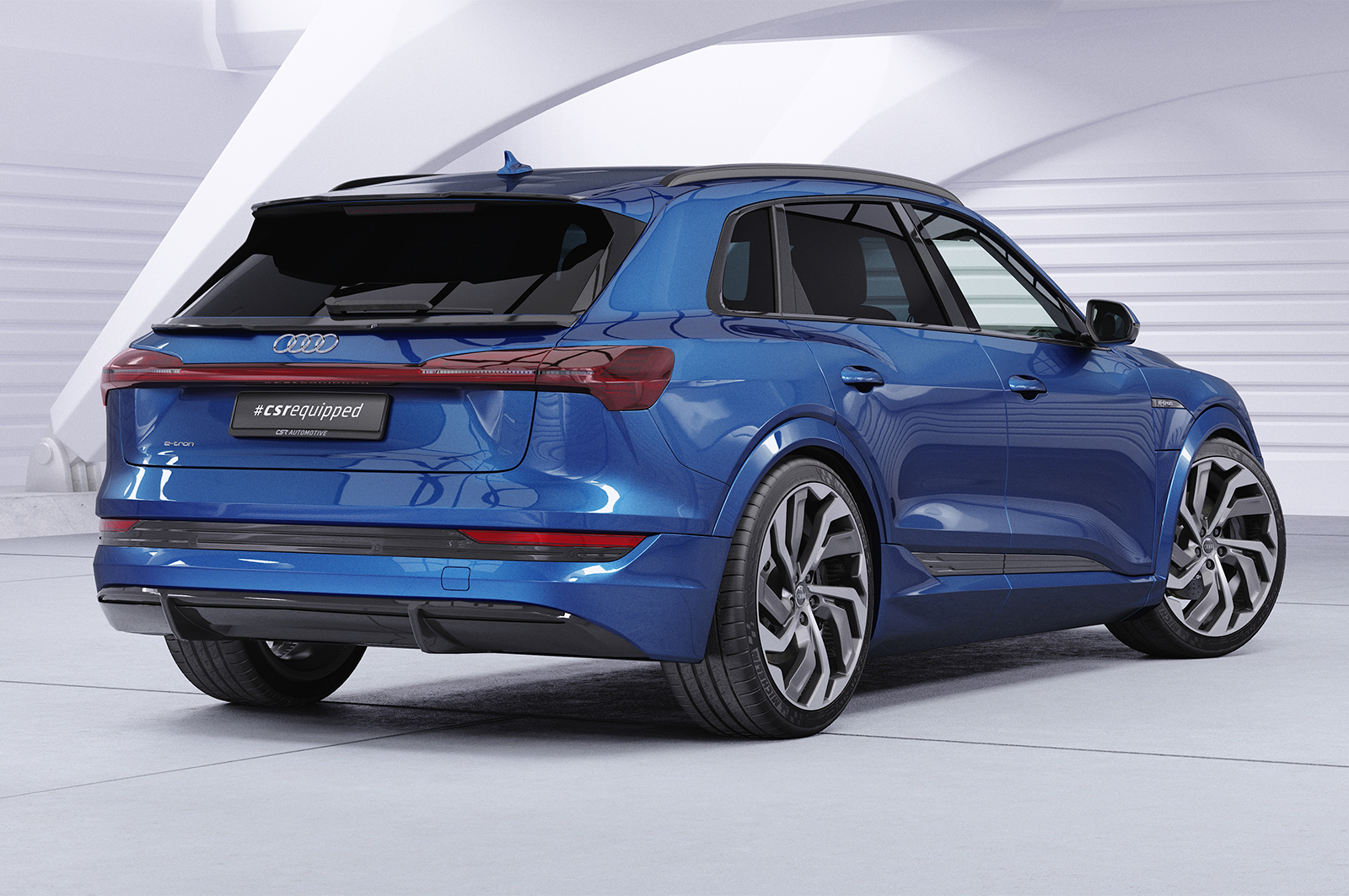 Becquet / Extension CAP pour Audi e-tron / Q8 e-tron GE toutes carrosseries (depuis 2018) - Fabriqué en ABS (6 finitions au choix)