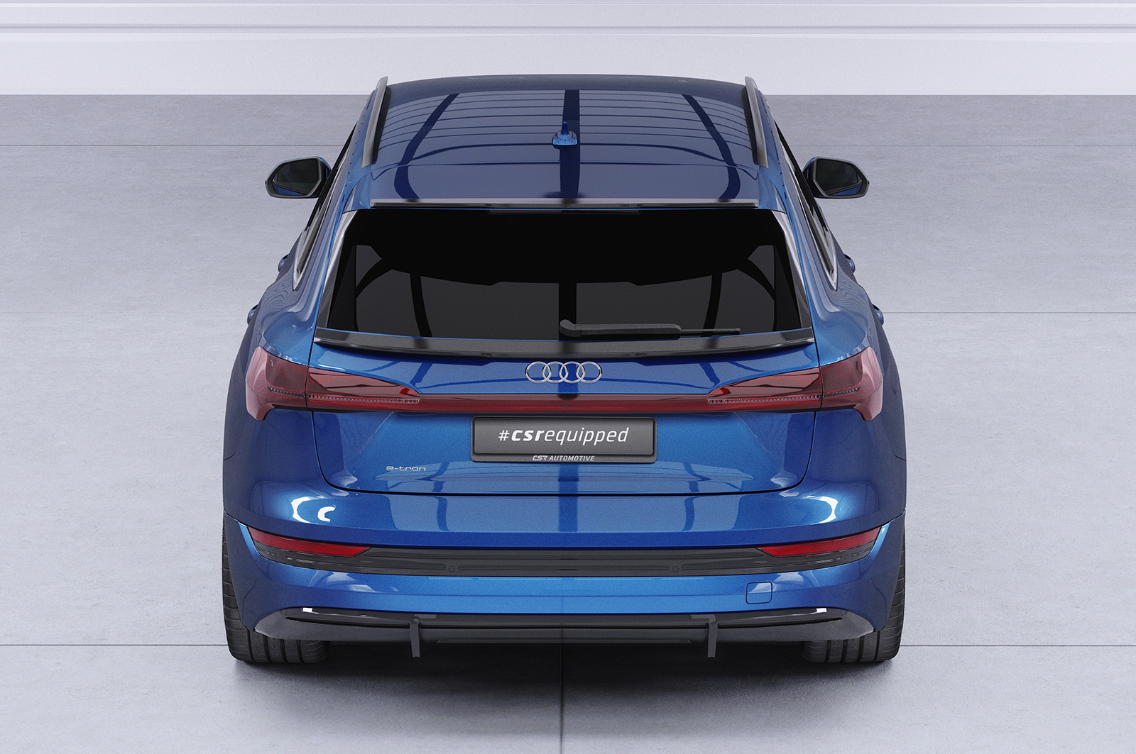 Becquet / Extension CAP pour Audi e-tron / Q8 e-tron GE toutes carrosseries (depuis 2018) - Fabriqué en ABS (6 finitions au choix)