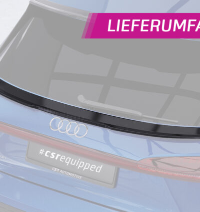 Becquet / Extension CAP pour Audi e-tron / Q8 e-tron GE toutes carrosseries (depuis 2018) - Fabriqué en ABS (6 finitions au choix)