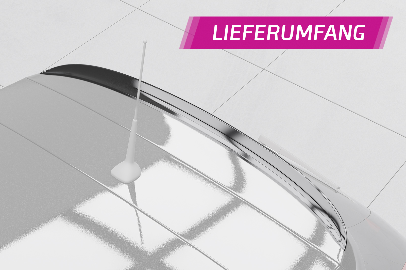 Becquet / Extension CAP pour Lancia Ypsilon (846) toutes carrosseries (depuis 2011) - Fabriqué en ABS (6 finitions au choix)
