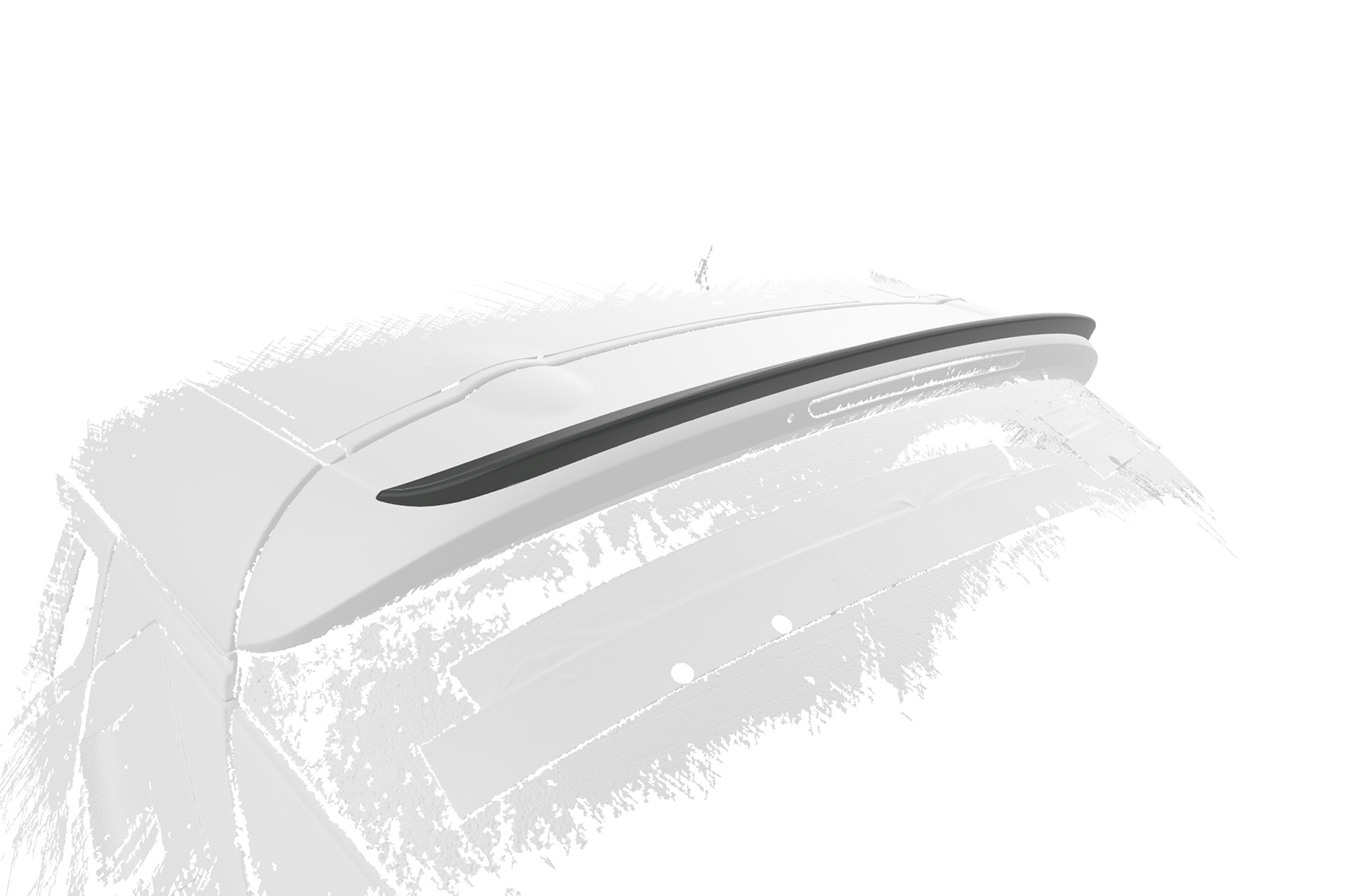Becquet / Extension CAP pour Lancia Ypsilon (846) toutes carrosseries (depuis 2011) - Fabriqué en ABS (6 finitions au choix)