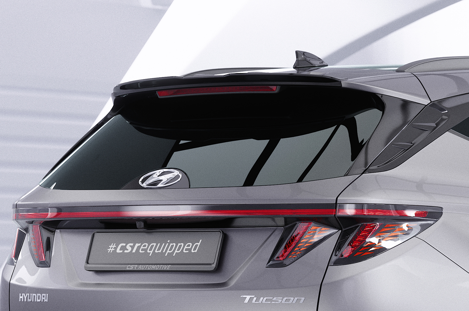 Becquet / Extension CAP pour Hyundai Tucson 4 (NX4) toutes carrosseries (incl. N-Line) (depuis 2020) - Fabriqué en ABS (6 finitions au choix)
