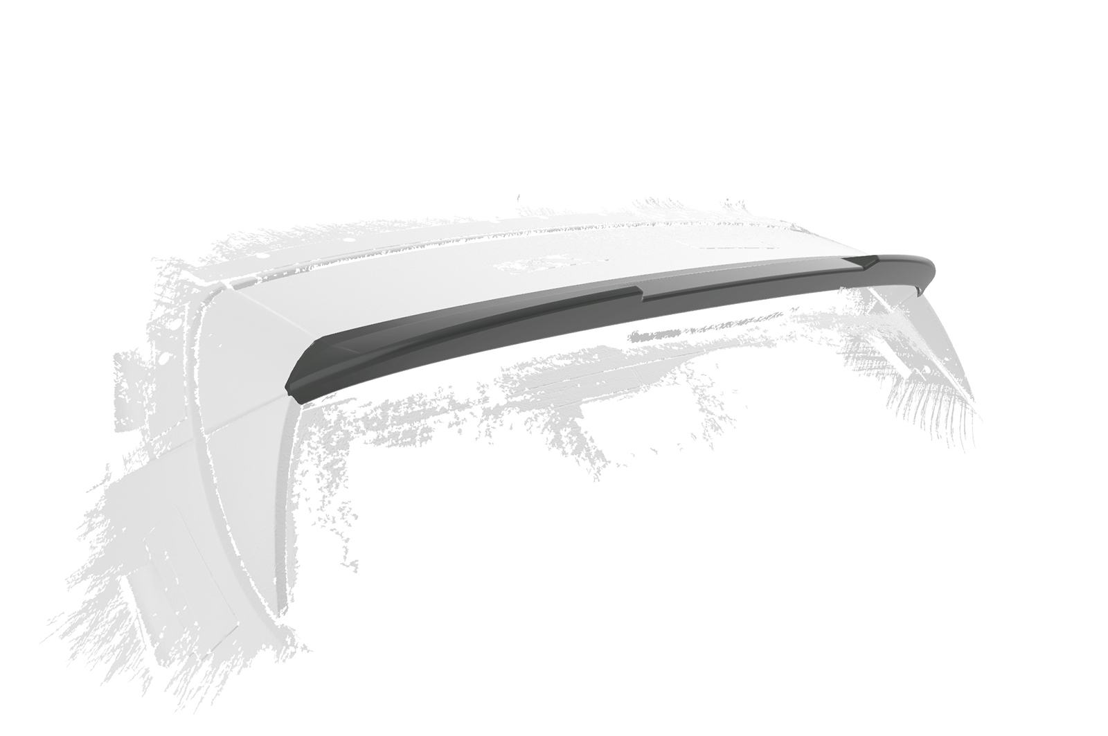 Becquet / Extension CAP pour Renault Captur I toutes carrosseries (2013-2019) - Fabriqué en ABS (6 finitions au choix)