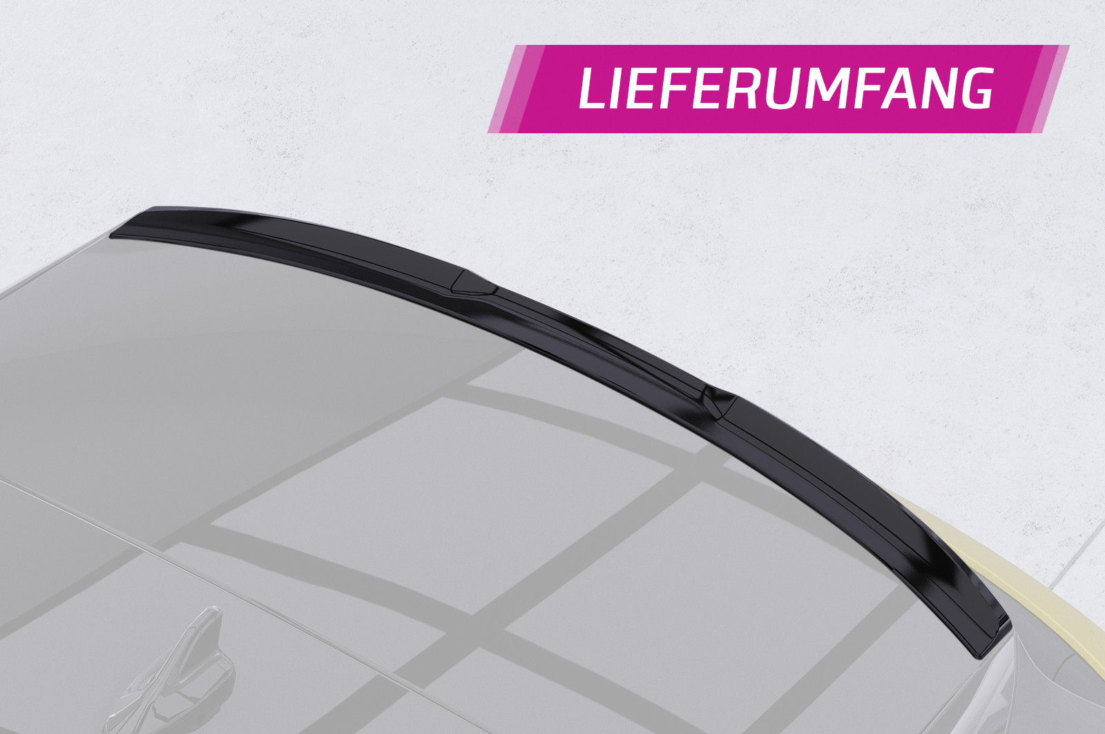 Becquet / Extension CAP pour VW ID.4 (Typ E2) toutes carrosseries (depuis 2020) - Fabriqué en ABS (6 finitions au choix)