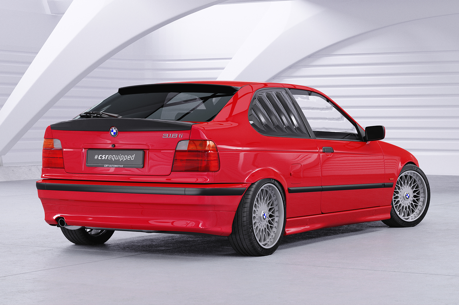 Becquet / Extension CAP pour BMW Série 3 E36 Compact (1993-2000) - Fabriqué en ABS (6 finitions au choix)