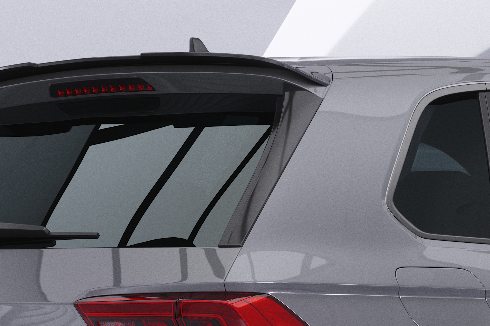 Becquet / Extension CAP pour VW Tiguan 2 (Typ AD1) Allspace (depuis 2017) - Fabriqué en ABS (6 finitions au choix)