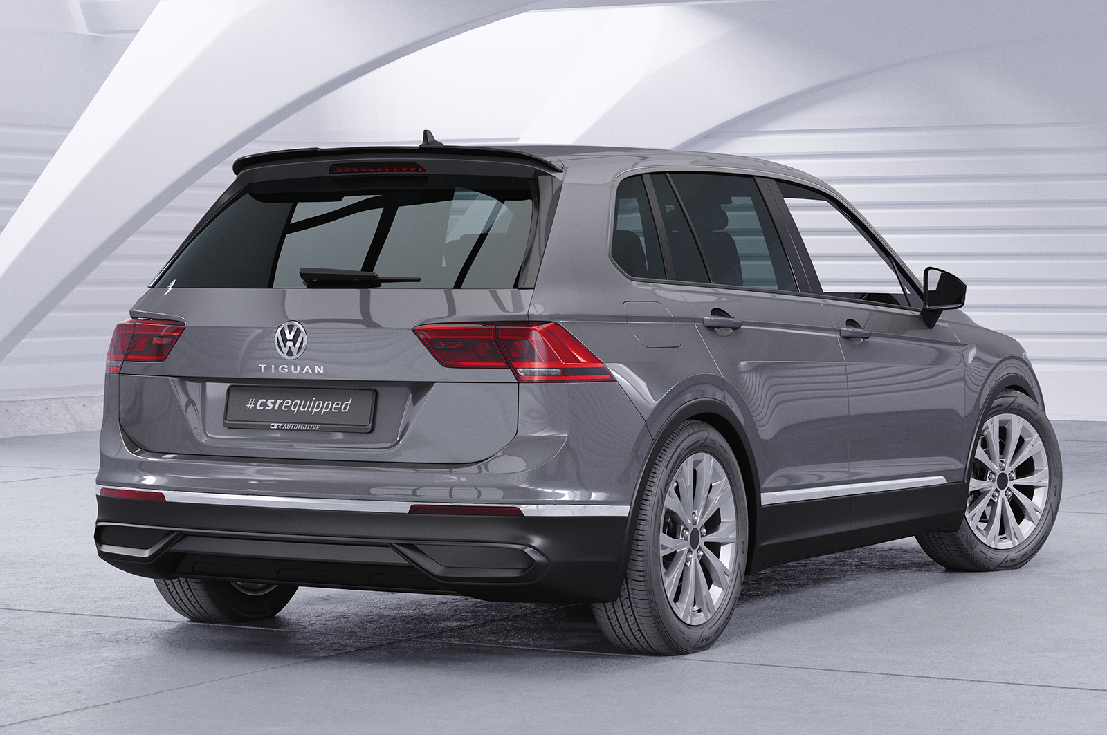 Becquet / Extension CAP pour VW Tiguan 2 (Typ AD1) Allspace (depuis 2017) - Fabriqué en ABS (6 finitions au choix)