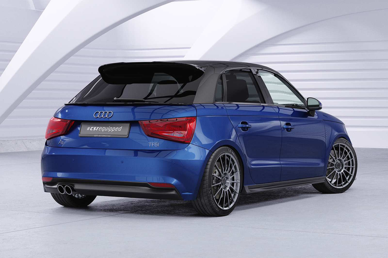 Becquet / Extension CAP pour Audi A1 (8X) / S1 (8X) Sportback (2010-2018) - Fabriqué en ABS (6 finitions au choix)