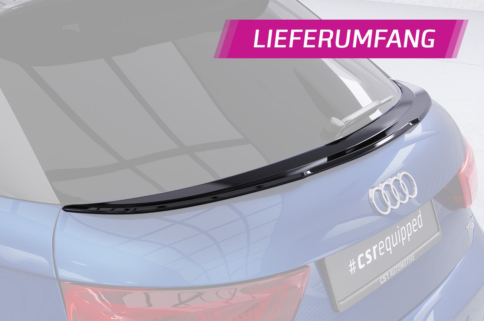 Becquet / Extension CAP pour Audi A1 (8X) / S1 (8X) Sportback (2010-2018) - Fabriqué en ABS (6 finitions au choix)