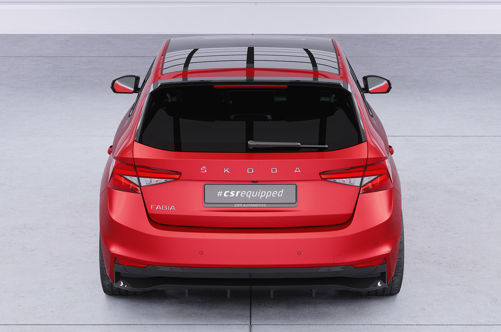 Becquet / Extension CAP pour Skoda Fabia 4 toutes carrosseries (depuis 2021) - Fabriqué en ABS (6 finitions au choix)