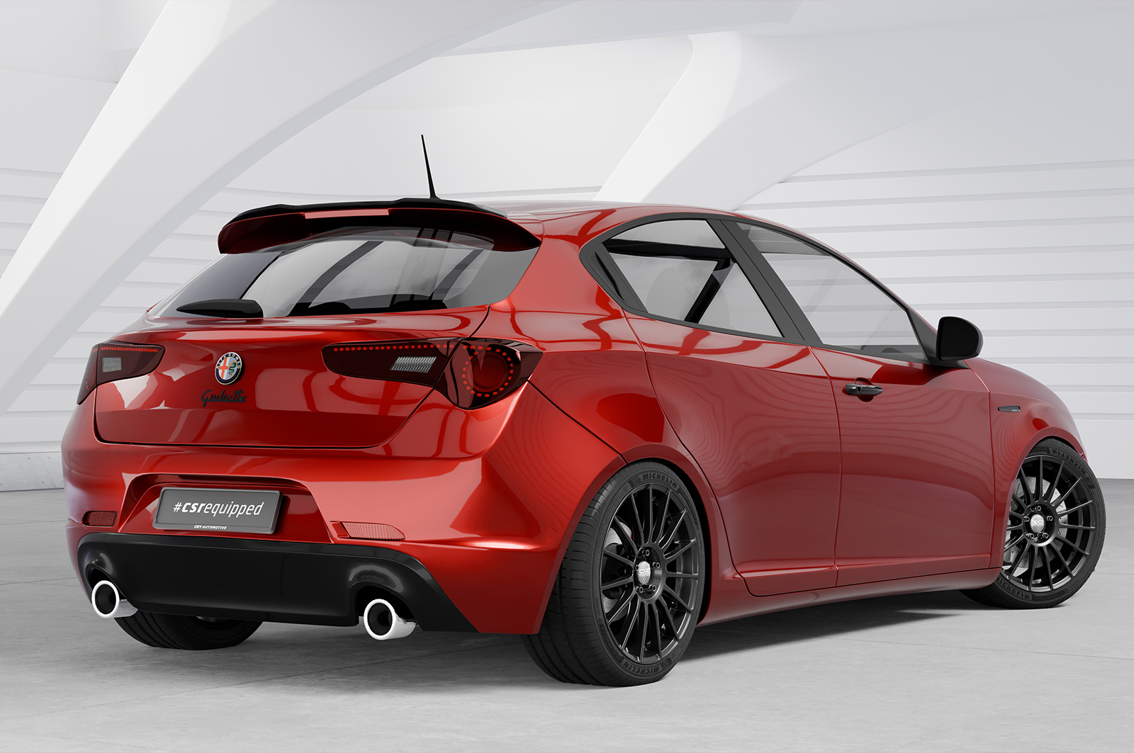 Becquet / Extension CAP pour Alfa Romeo Giulietta (Typ 940) toutes carrosseries (2010-2020) - Fabriqué en ABS (6 finitions au choix)