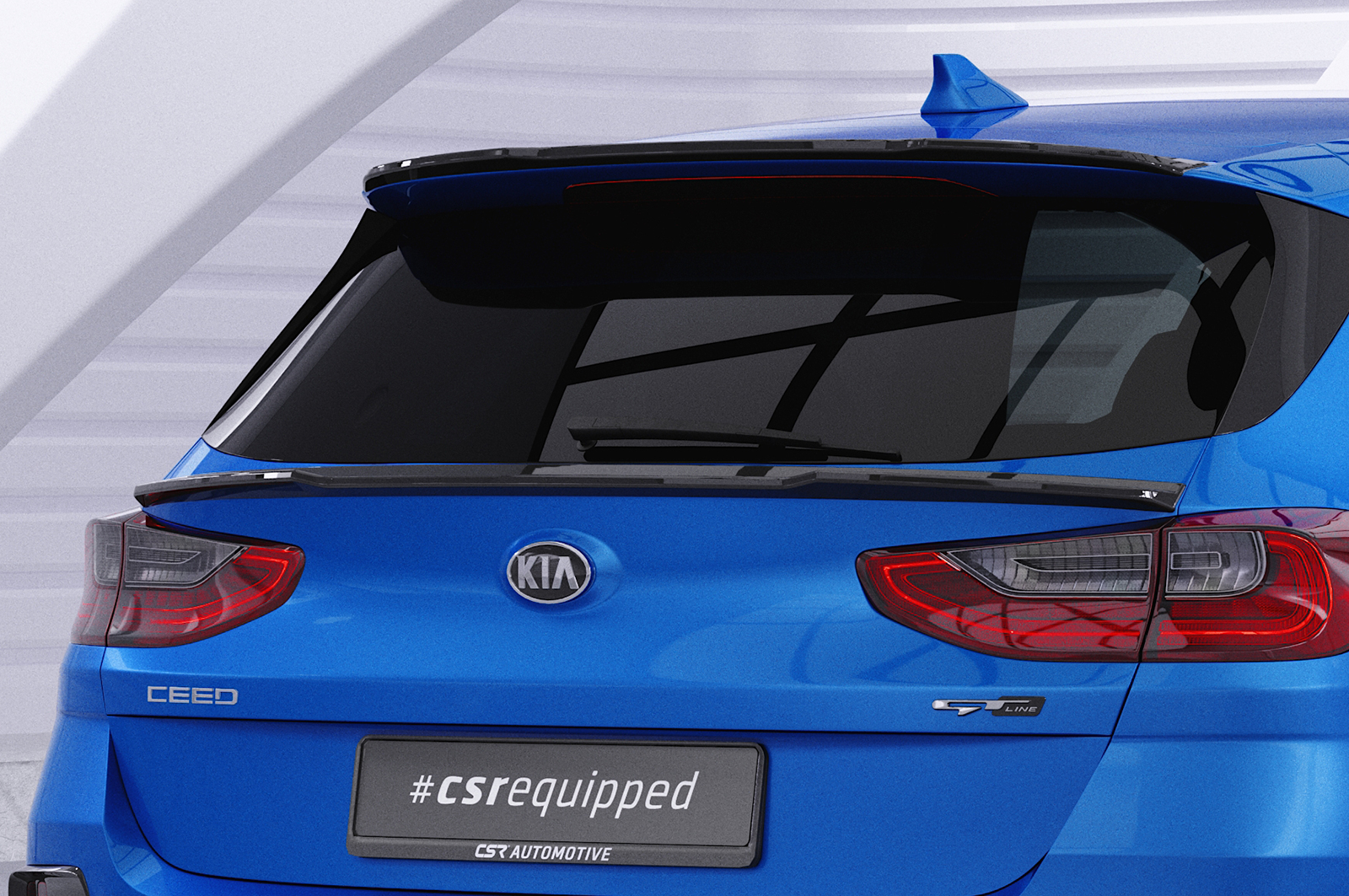 Becquet / Extension CAP pour Kia Ceed (CD) hatchback (2018-2021) - Fabriqué en ABS (6 finitions au choix)