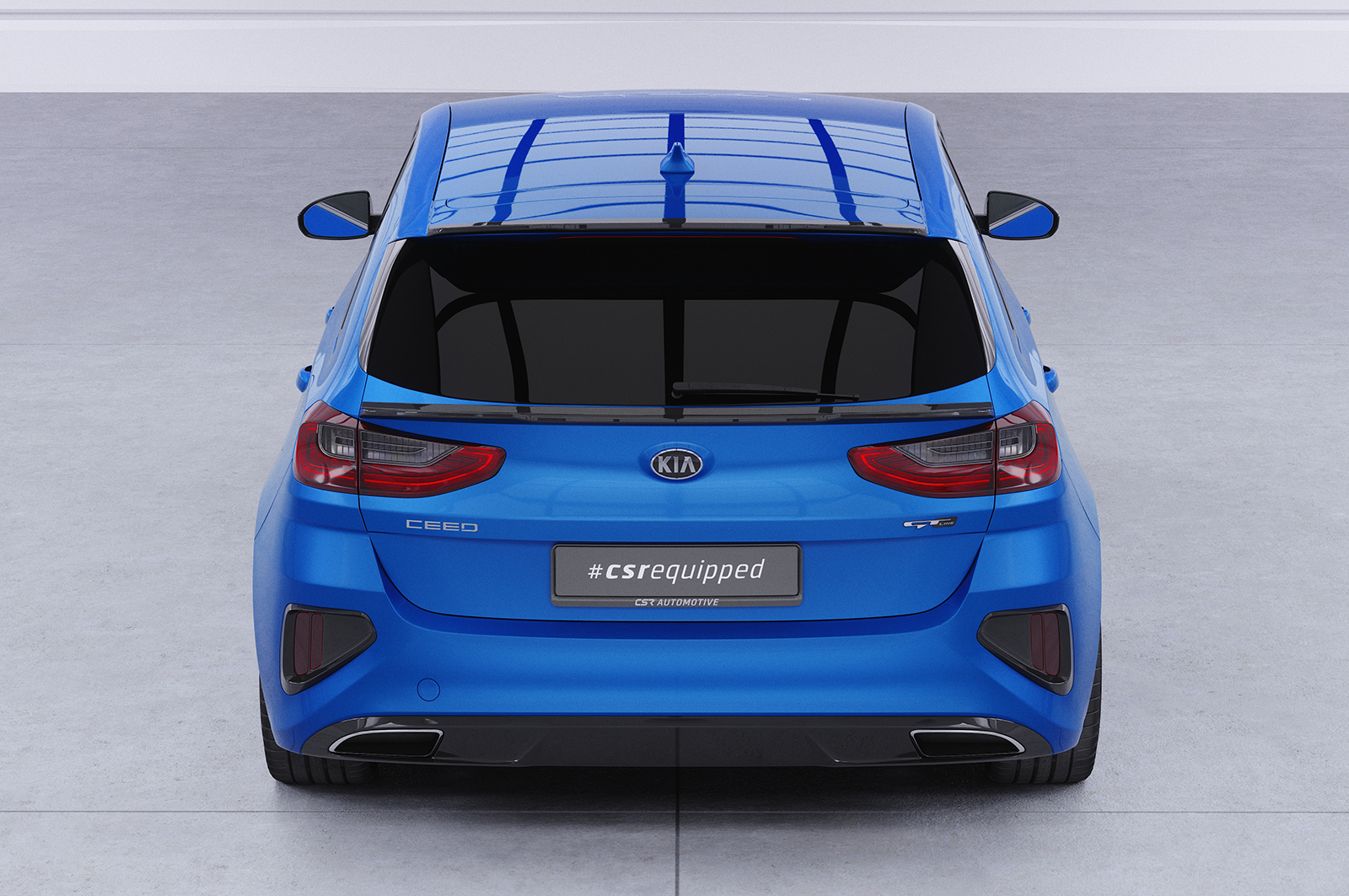 Becquet / Extension CAP pour Kia Ceed (CD) hatchback (2018-2021) - Fabriqué en ABS (6 finitions au choix)