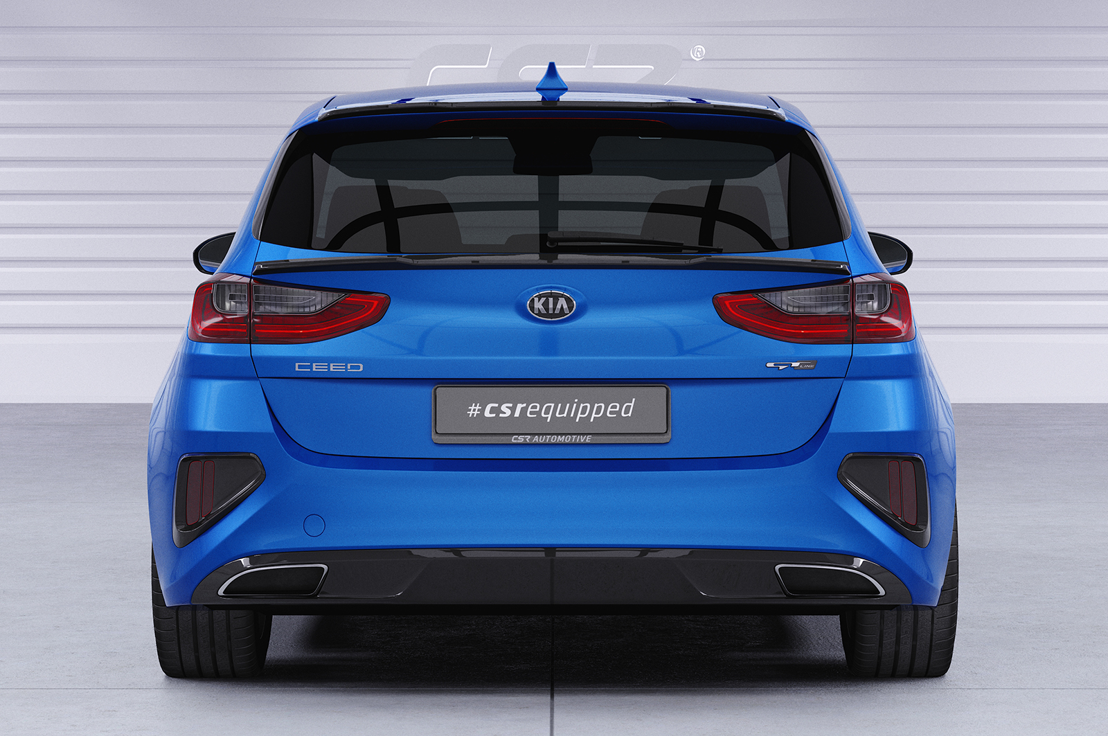 Becquet / Extension CAP pour Kia Ceed (CD) hatchback (2018-2021) - Fabriqué en ABS (6 finitions au choix)