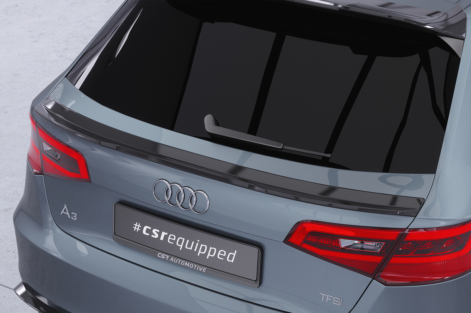 Becquet / Extension CAP pour Audi A3 8V 3 et 5 portes (2012-2020) - Fabriqué en ABS (6 finitions au choix)