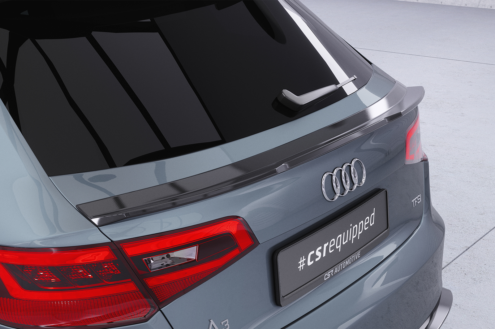 Becquet / Extension CAP pour Audi A3 8V 3 et 5 portes (2012-2020) - Fabriqué en ABS (6 finitions au choix)