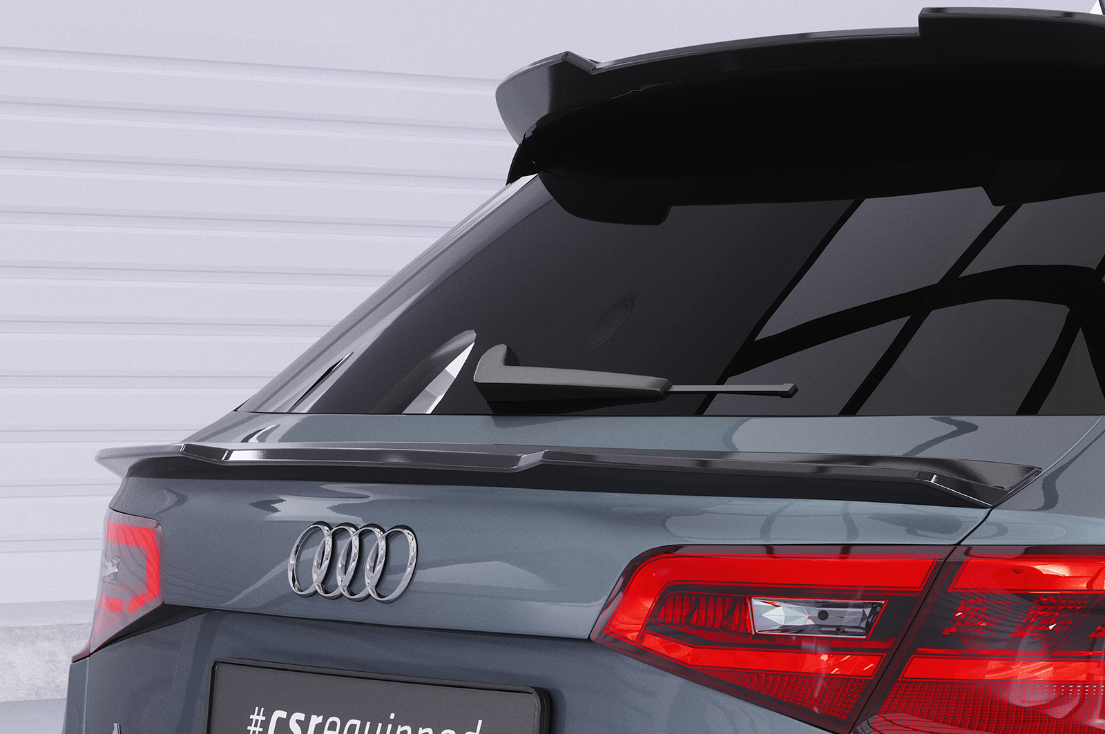 Becquet / Extension CAP pour Audi A3 8V 3 et 5 portes (2012-2020) - Fabriqué en ABS (6 finitions au choix)