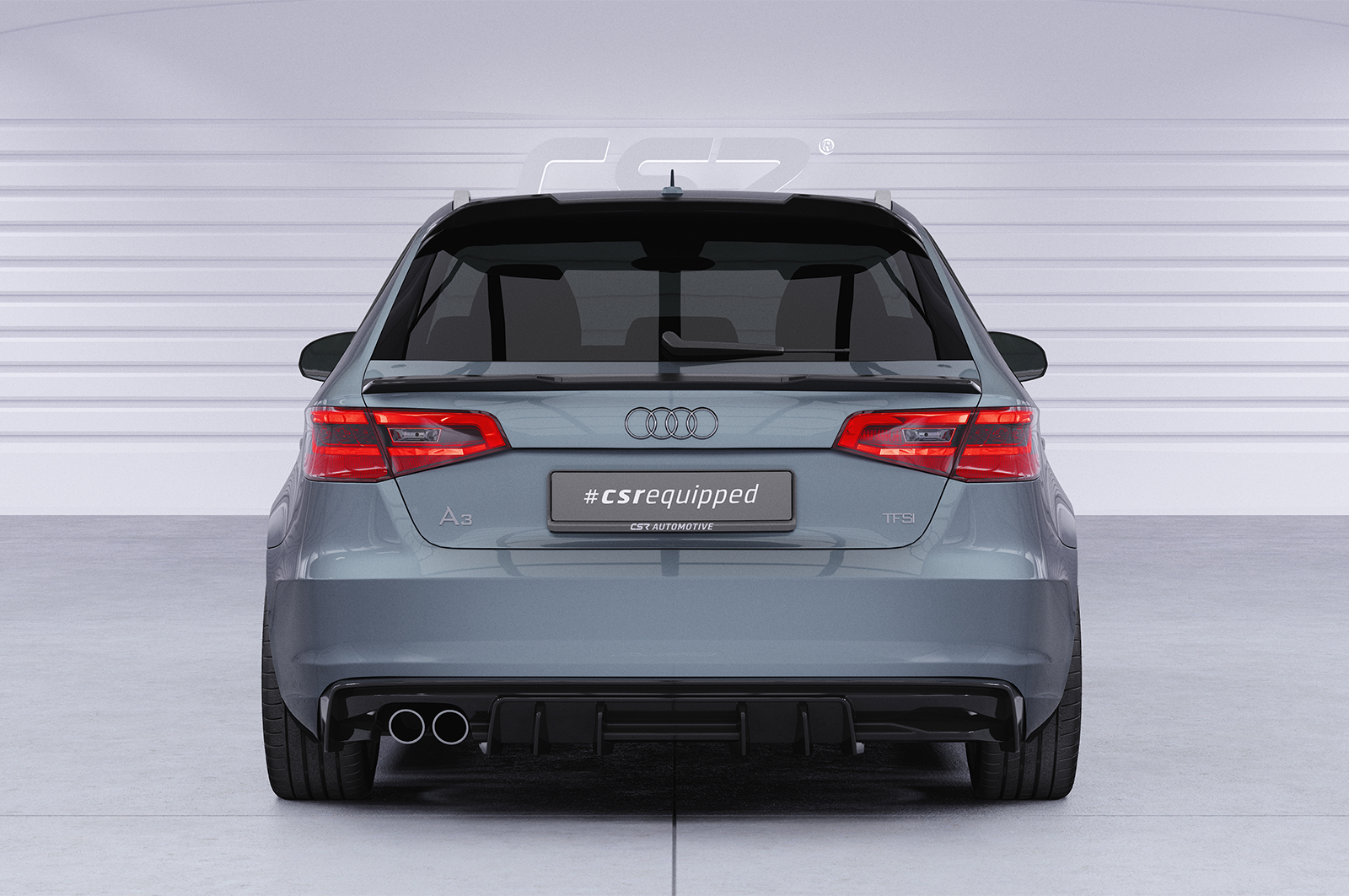 Becquet / Extension CAP pour Audi A3 8V 3 et 5 portes (2012-2020) - Fabriqué en ABS (6 finitions au choix)