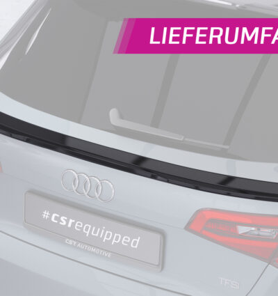 Becquet / Extension CAP pour Audi A3 8V 3 et 5 portes (2012-2020) - Fabriqué en ABS (6 finitions au choix)