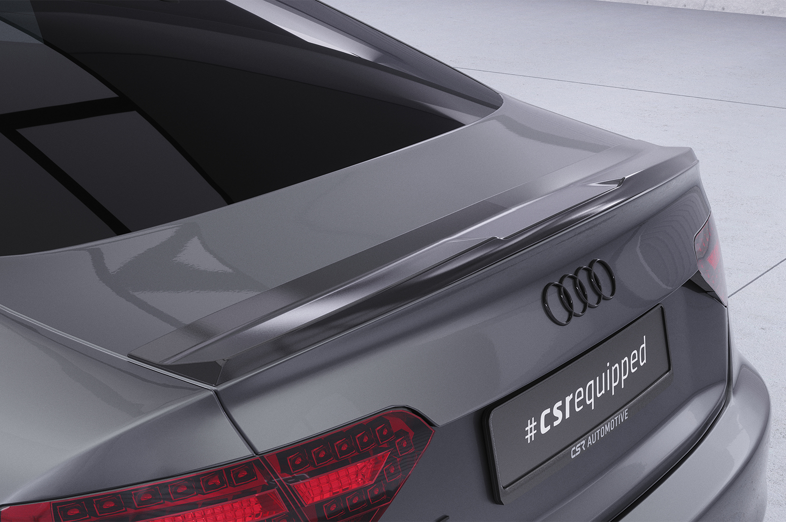 Becquet / Extension CAP pour Audi RS5 (8T) coupé (04/2010-06/2015) - Fabriqué en ABS (6 finitions au choix)