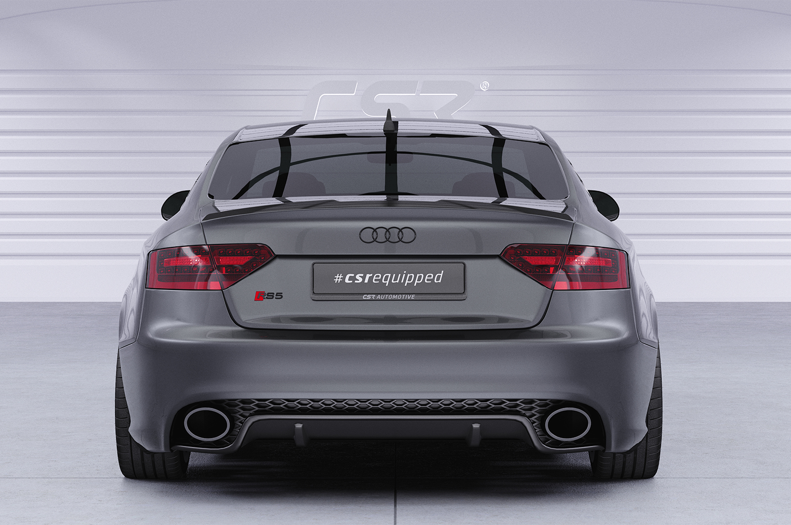 Becquet / Extension CAP pour Audi RS5 (8T) coupé (04/2010-06/2015) - Fabriqué en ABS (6 finitions au choix)