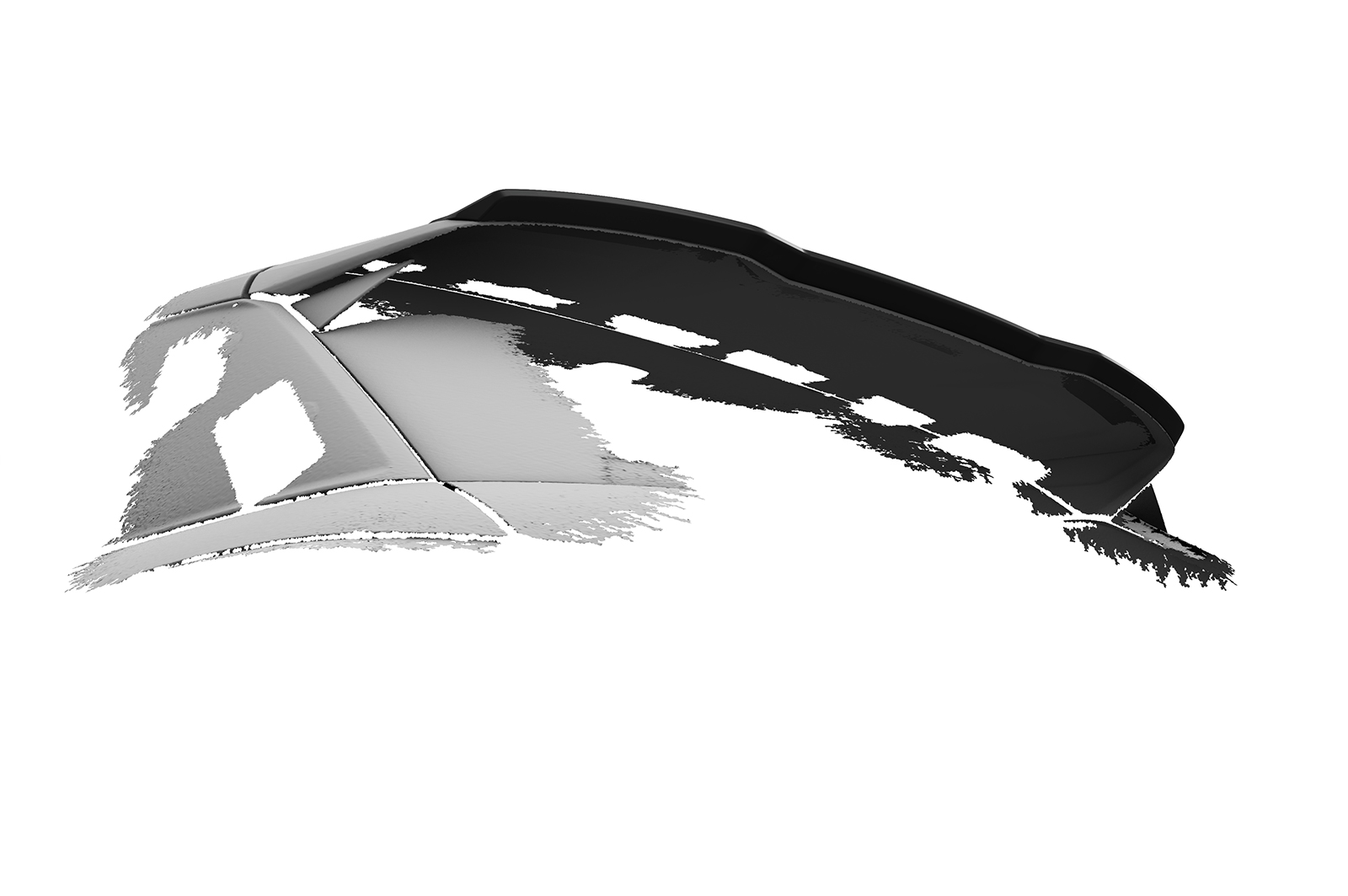 Becquet / Extension CAP pour Audi Q2 / SQ2 (GA) S-Line et SQ2 (depuis 2016) - Fabriqué en ABS (6 finitions au choix)