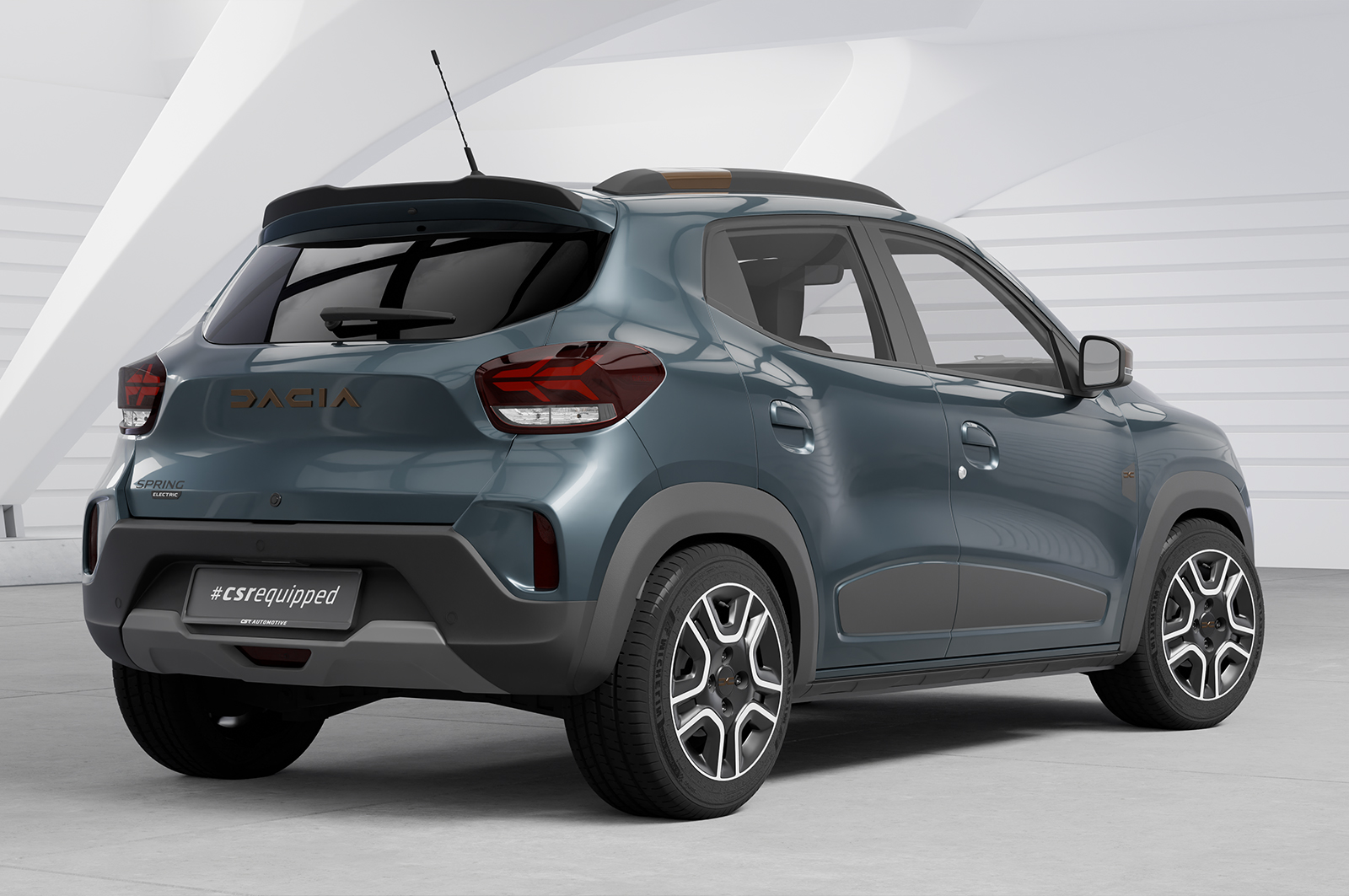 Becquet / Extension CAP pour Dacia Spring Electric toutes carrosseries (depuis 2020) - Fabriqué en ABS (6 finitions au choix)