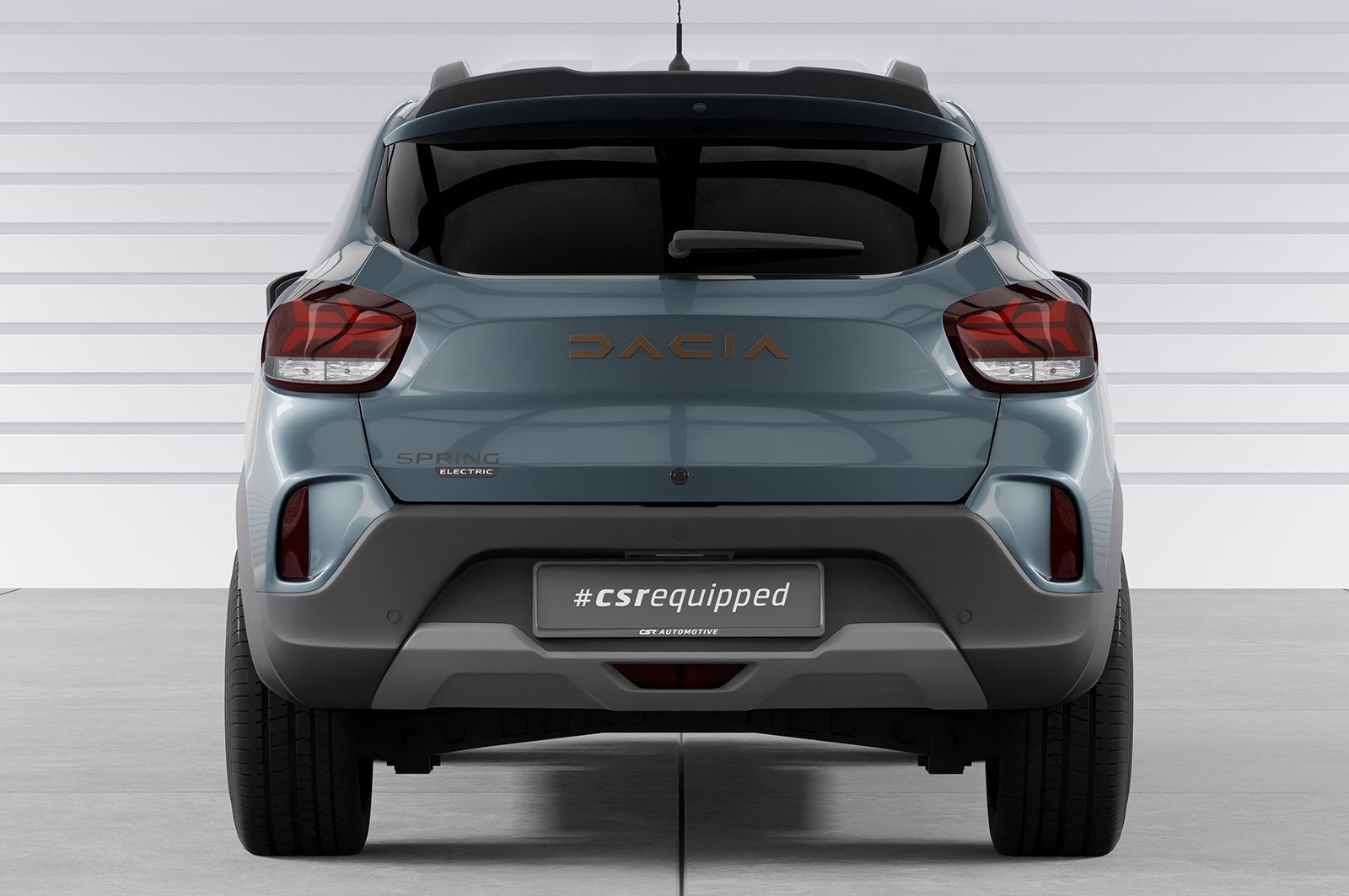 Becquet / Extension CAP pour Dacia Spring Electric toutes carrosseries (depuis 2020) - Fabriqué en ABS (6 finitions au choix)