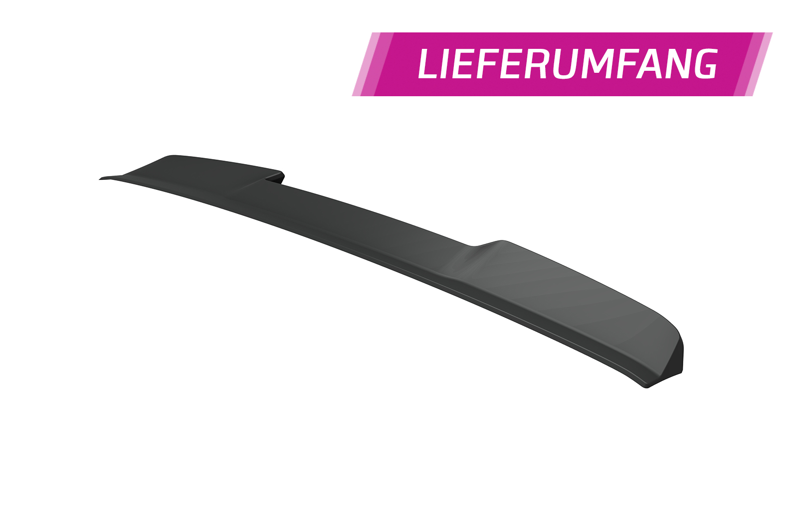 Becquet / Extension CAP pour Porsche Cayenne (Typ 9PA) Turbo (2002-2007) - Fabriqué en ABS (6 finitions au choix)