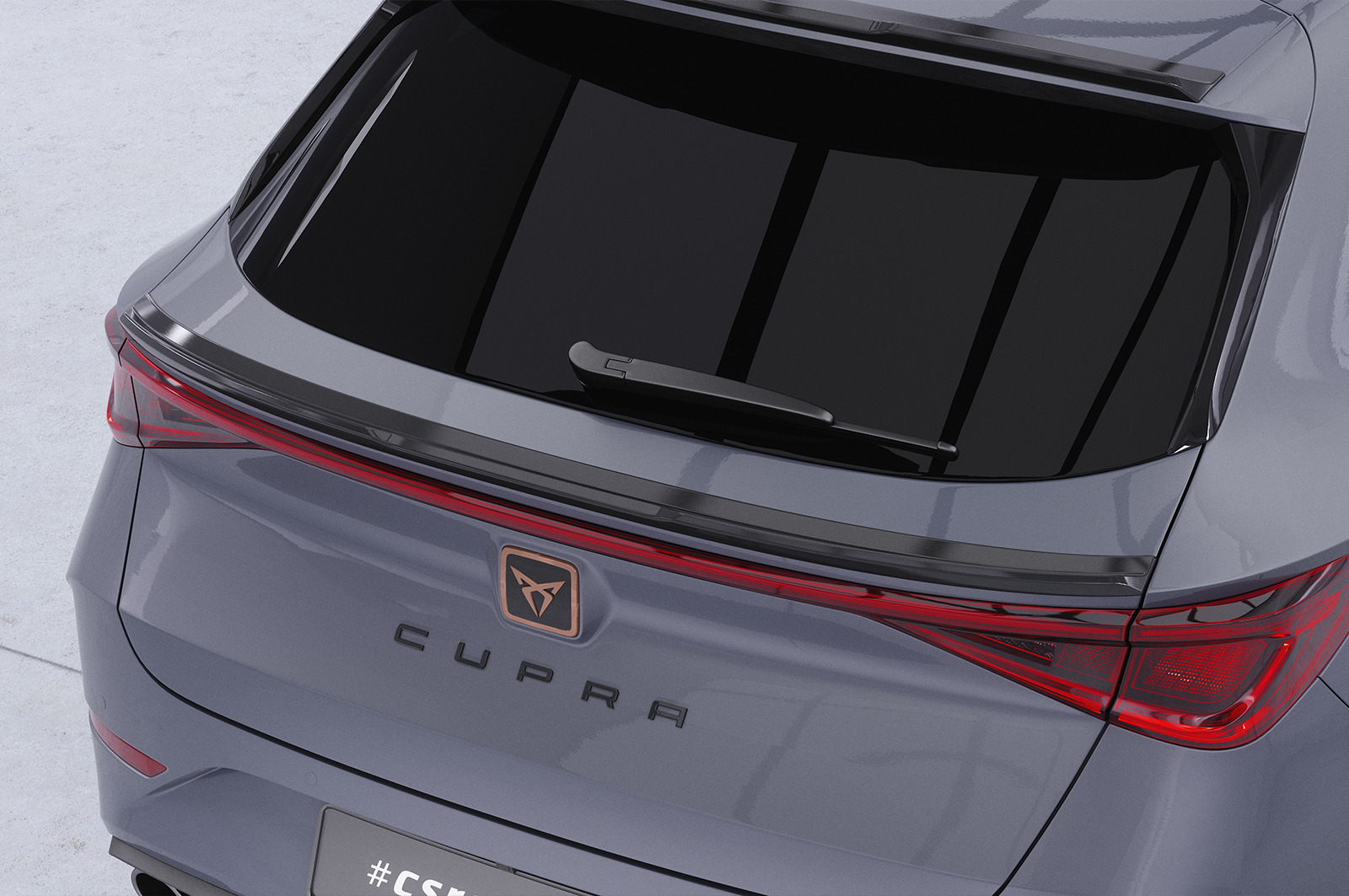 Becquet / Extension CAP pour Seat / Cupra Leon IV (Typ KL) ST (depuis 2020) - Fabriqué en ABS (6 finitions au choix)