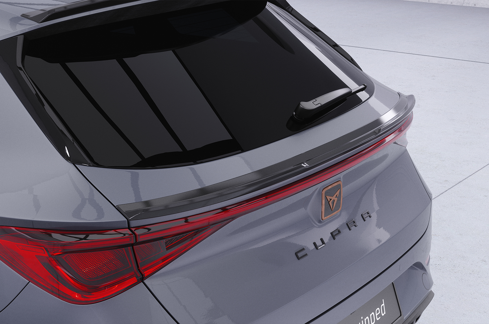 Becquet / Extension CAP pour Seat / Cupra Leon IV (Typ KL) ST (depuis 2020) - Fabriqué en ABS (6 finitions au choix)
